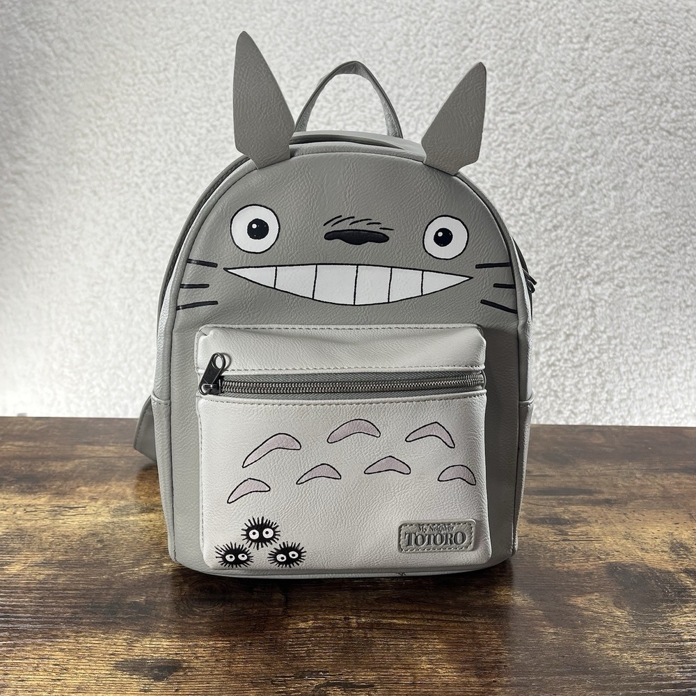 VERY RARE Studio Ghibli My Neighbor Totoro Figural Cosplay Mini Backpack Bag